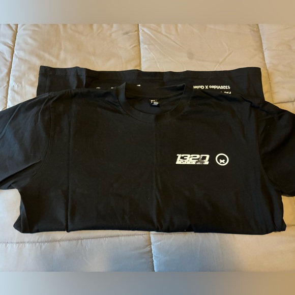 1320Video x Quiet racing Black Graphic T-Shirt, Size XL - Picture 3 of 5